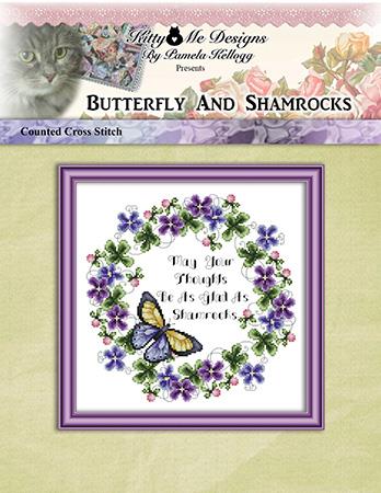 Butterfly And Shamrocks